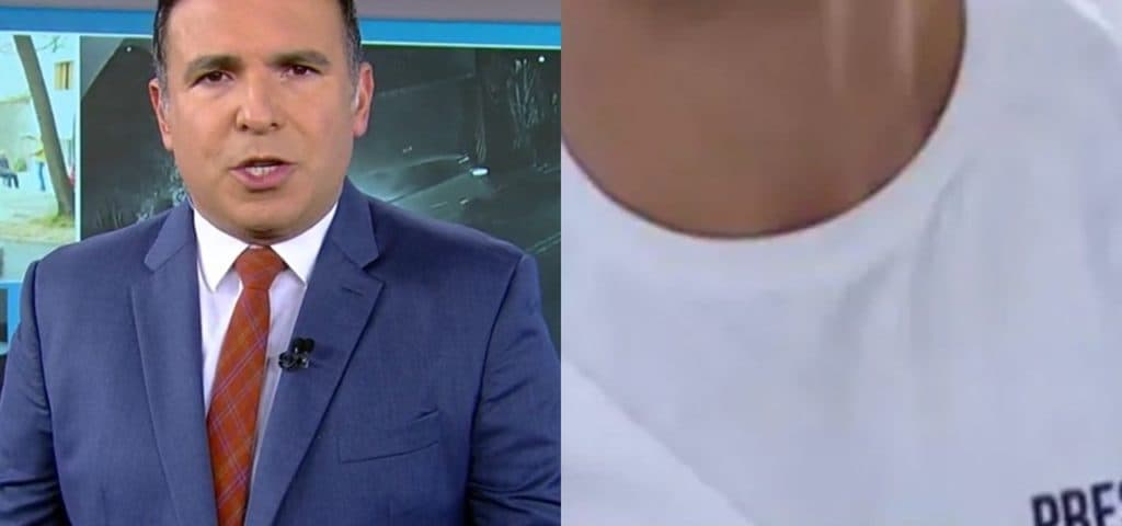 Gottino para jornal na Record com confirmação da morte de ator de novela da Globo: "Foi assassinado"