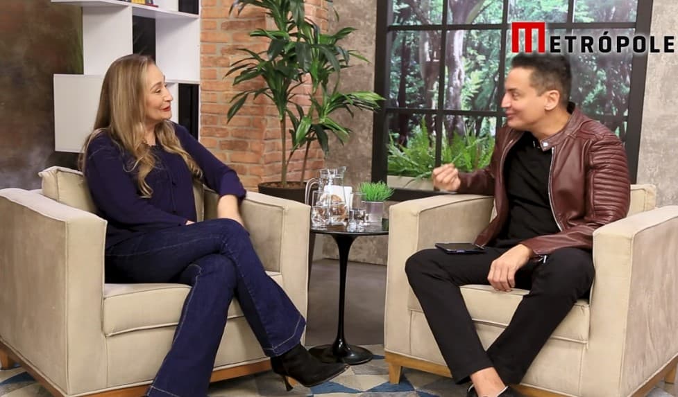 Sônia Abrão e Léo Dias Sônia Abrão e Léo Dias