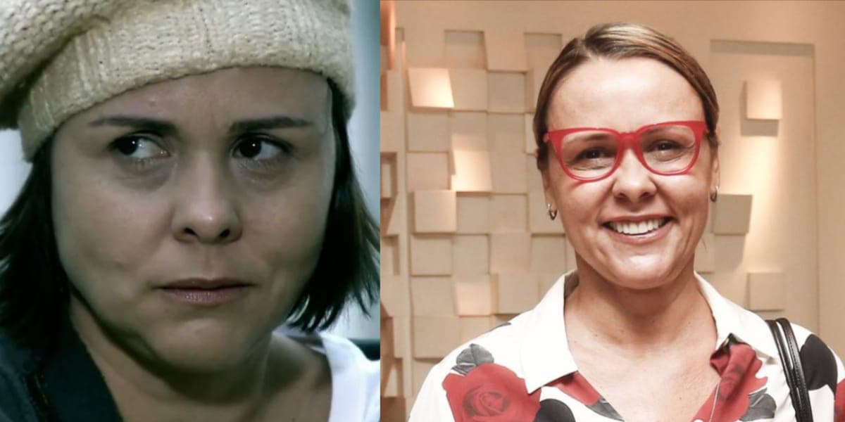 Giulia Gam (Reprodução: Montagem TV Foco) Giulia Gam (Reprodução: Montagem TV Foco)