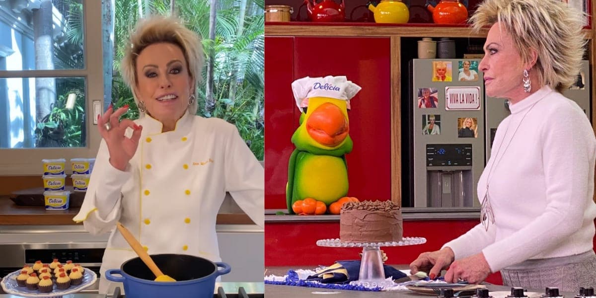 Ana Maria cozinhando no 'Mais Você' (Reprodução: Montagem TV Foco) Ana Maria cozinhando no 'Mais Você' (Reprodução: Montagem TV Foco)