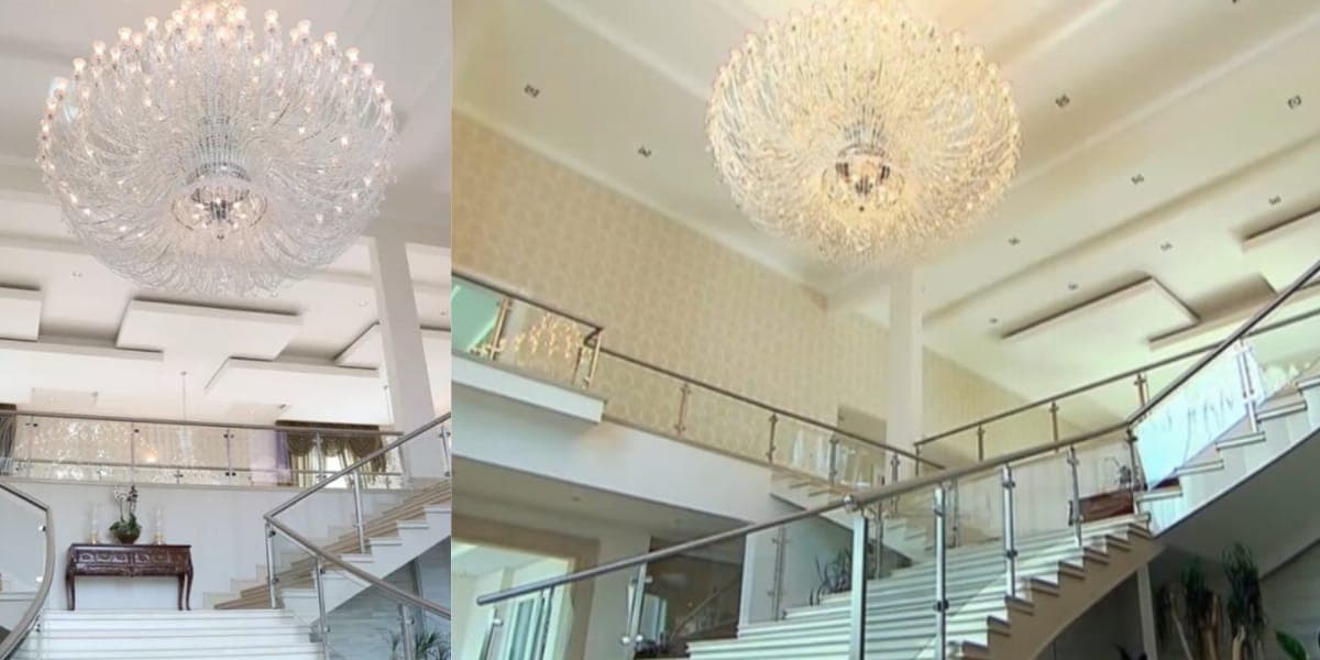 Lustre de 150 mil (Reprodução: Montagem TV Foco) Lustre de 150 mil (Reprodução: Montagem TV Foco)