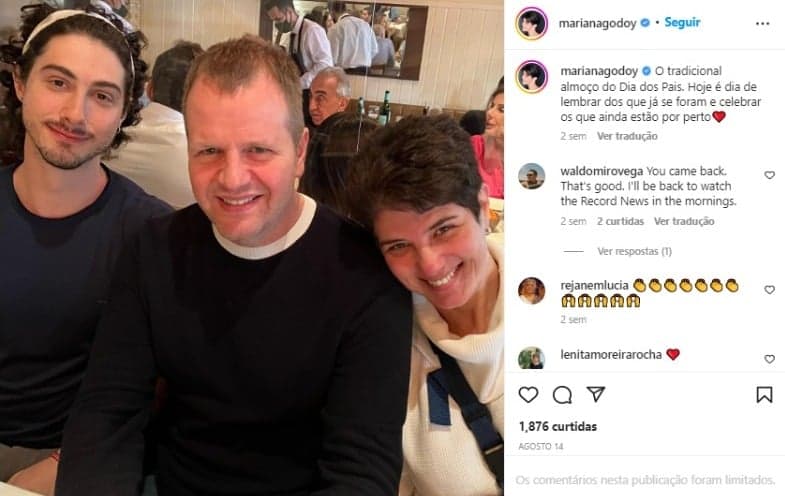Mariana Godoy com seus grandes amores: filho e o marido Mariana Godoy com seus grandes amores: filho e o marido