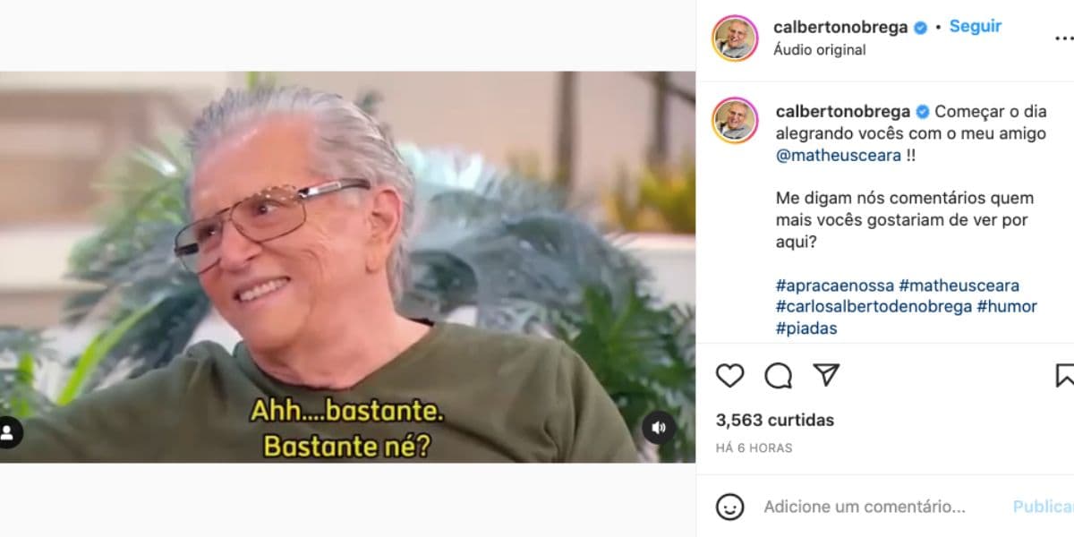 De acordo com Carlos Alberto, masturbação era constante quando jovem (Reprodução) De acordo com Carlos Alberto, masturbação era constante quando jovem (Reprodução)