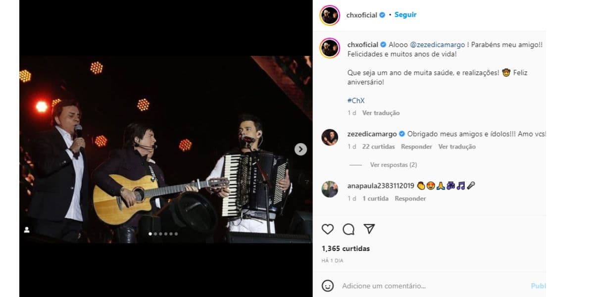 chitãozinho e xororó - homenagem - zezé chitãozinho e xororó - homenagem - zezé