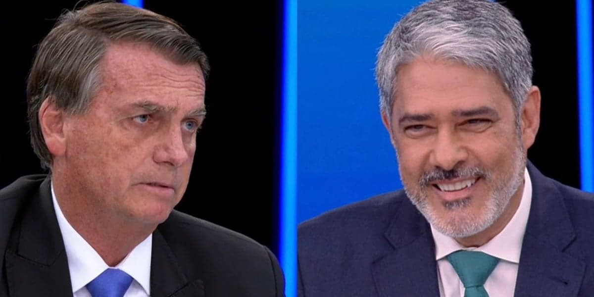 Jair Bolsonaro, William Bonner Jair Bolsonaro, William Bonner