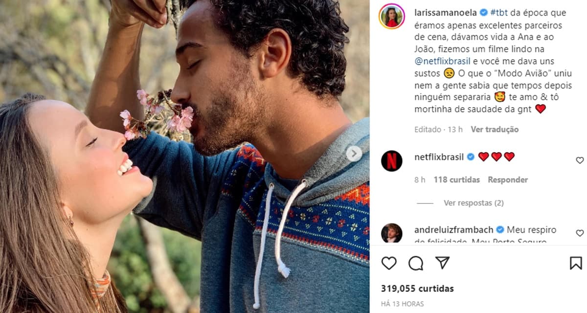 Larissa Manoela expõe registros de grande amizade que se tornou namoro Larissa Manoela expõe registros de grande amizade que se tornou namoro