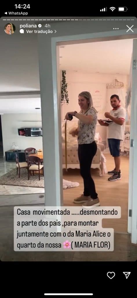 Poliana Rocha arranca Virgínia Fonseca e Zé Felipe de quarto (Reprodução) Poliana Rocha arranca Virgínia Fonseca e Zé Felipe de quarto (Reprodução)