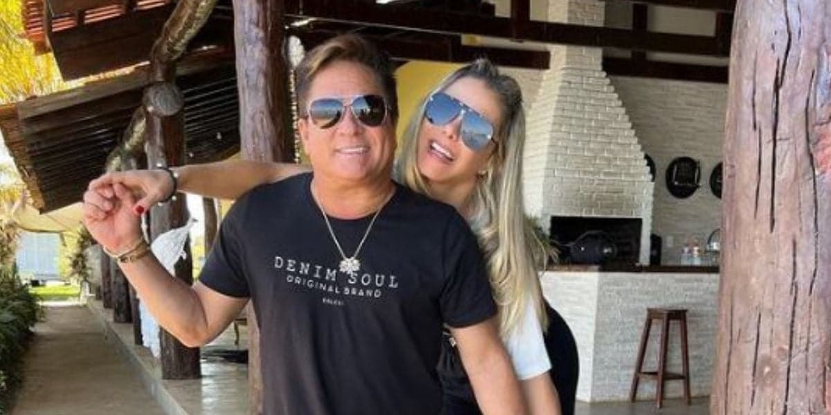 Leonardo e Poliana Rocha (Reprodução) Leonardo e Poliana Rocha (Reprodução)