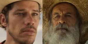 Revelação sobre a paternidade de Tadeu (José Loreto) agitará a reta final de Pantanal, pois o peão descobrirá que não é filho de Zé Leôncio (Foto: Reprodução / Globo) Revelação sobre a paternidade de Tadeu (José Loreto) agitará a reta final de Pantanal, pois o peão descobrirá que não é filho de Zé Leôncio (Foto: Reprodução / Globo)