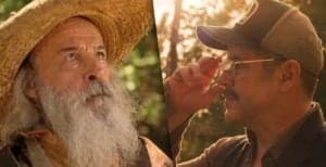 Velho do Rio (Osmar Prado) e Tenório (Murilo Benício) ficarão frente a frente após o grileiro fugir dos tiros de Juma em Pantanal (Foto: Reprodução / Globo) Velho do Rio (Osmar Prado) e Tenório (Murilo Benício) ficarão frente a frente após o grileiro fugir dos tiros de Juma em Pantanal (Foto: Reprodução / Globo)