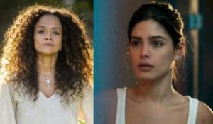 Guta (Julia Dalavia) e Marcelo (Lucas Leto) se apaixonaram em Pantanal. E Zuleica (Aline Borges) fará uma revelação bombástica (Foto: Reprodução / Globo) Guta (Julia Dalavia) e Marcelo (Lucas Leto) se apaixonaram em Pantanal. E Zuleica (Aline Borges) fará uma revelação bombástica (Foto: Reprodução / Globo)