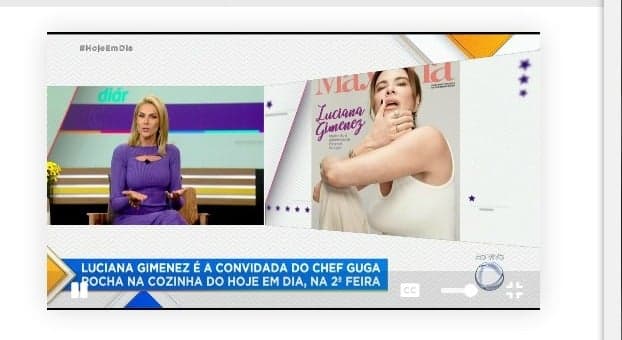 Ana Hickmann confirmou Luciana Gimenez estará na Record na próxima segunda Ana Hickmann confirmou Luciana Gimenez estará na Record na próxima segunda