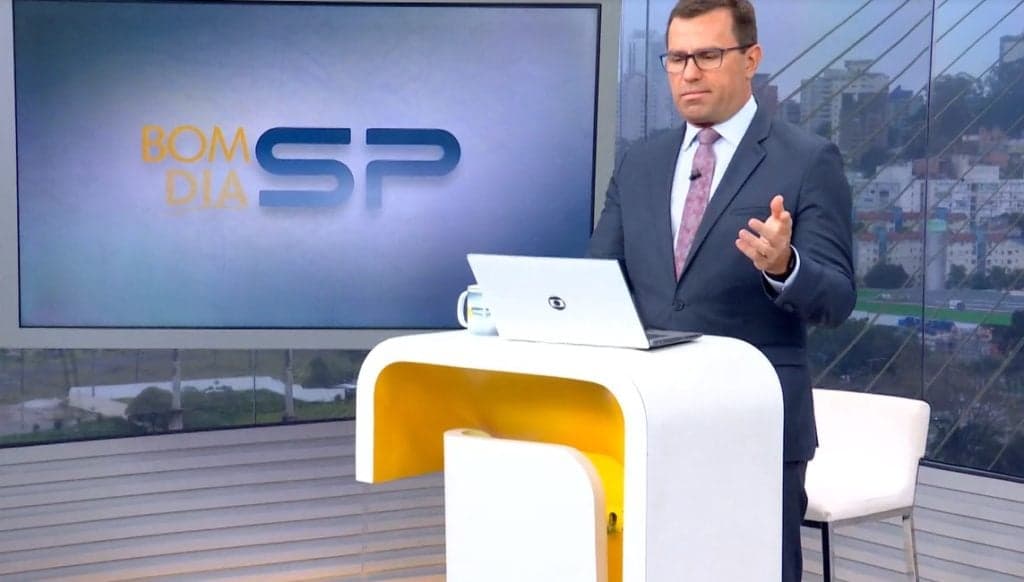 Bocardi ficou irritado com o seu erro durante o BDSP- Foto: Reprodução Bocardi ficou irritado com o seu erro durante o BDSP- Foto: Reprodução