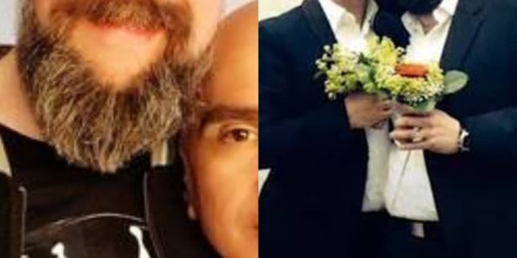 Cantor galã da década de 90, deixa o Brasil, se assume gay e exibe marido gato que achou em site de encontros