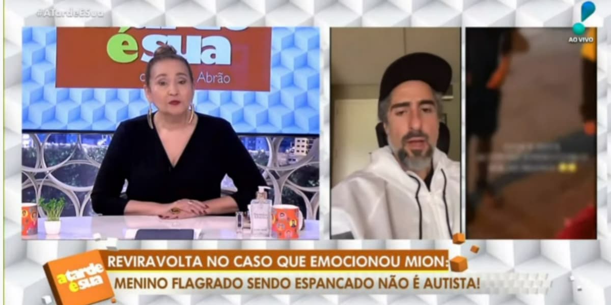 Sonia Abrão deu caso de polícia no "A Tarde é Sua" (Foto: Reprodução/RedeTV!) Sonia Abrão deu caso de polícia no "A Tarde é Sua" (Foto: Reprodução/RedeTV!)