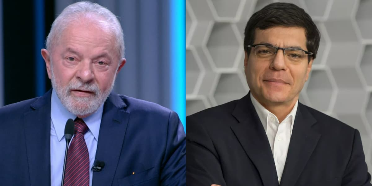 Lula e Ali Kamel (Foto: Reprodução/TV Globo/Memória Globo) Lula e Ali Kamel (Foto: Reprodução/TV Globo/Memória Globo)