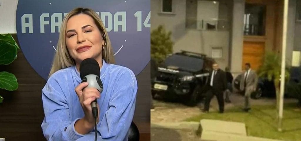 Deolane é colocada na parede por jornalista e responde sobre sair algemada pela polícia em A Fazenda 14