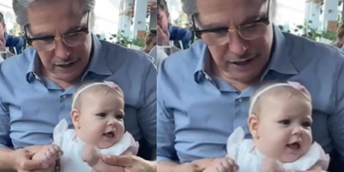 Edson Celulari encanta fãs ao dançar com filha de 6 meses Edson Celulari encanta fãs ao dançar com filha de 6 meses