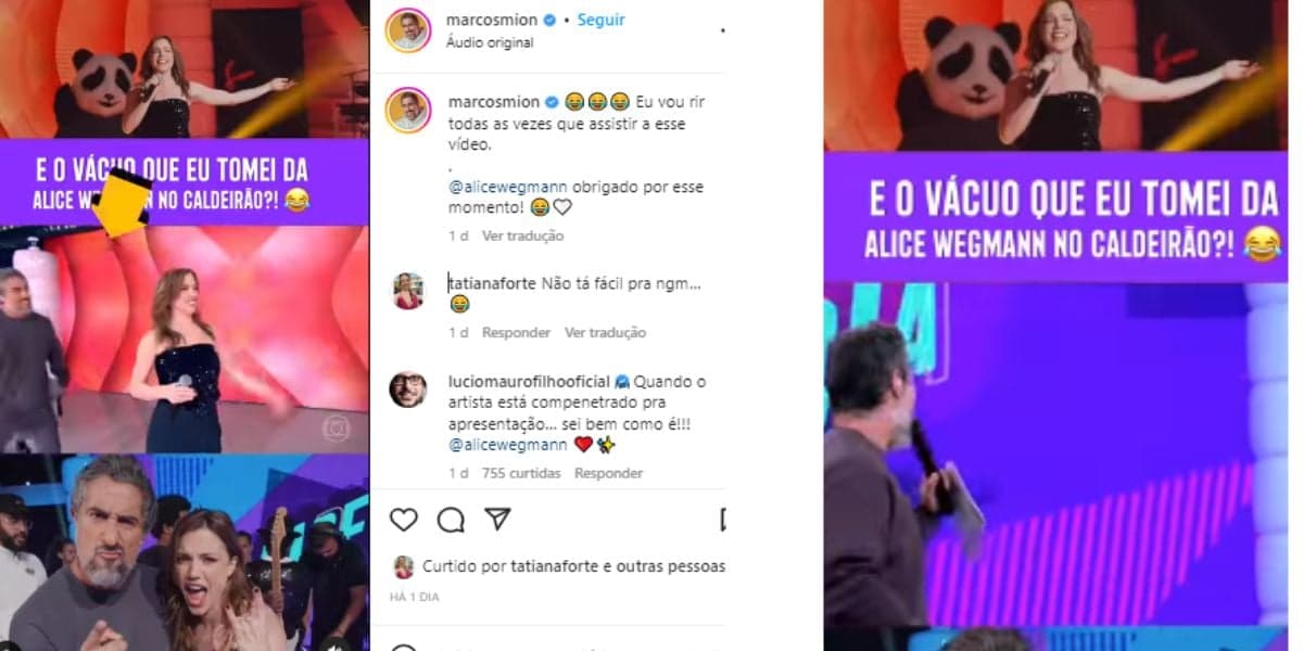Marcos Mion é 'ignorado' por atriz da Globo no Caldeirão e é sincero: "Eu fui te abraçar e você virou" Marcos Mion é 'ignorado' por atriz da Globo no Caldeirão e é sincero: "Eu fui te abraçar e você virou"