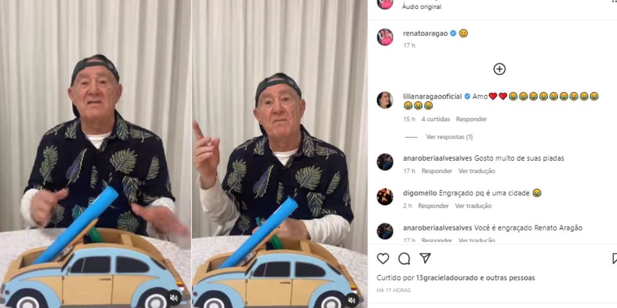 Renato Aragão, o eterno Didi das tardes da Globo, surge em vídeo raro e diverte internautas Renato Aragão, o eterno Didi das tardes da Globo, surge em vídeo raro e diverte internautas