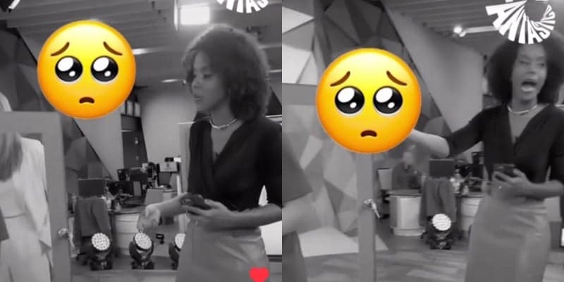 Maju Coutinho ficou chateada ao ver que não poderia levar as pelúcias para casa Maju Coutinho ficou chateada ao ver que não poderia levar as pelúcias para casa