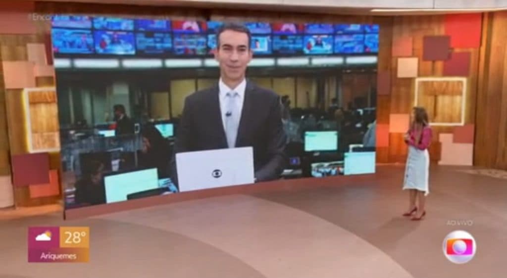 Tralli é convocado no meio do Encontro e corta Patrícia Poeta com notícia: "O jornalismo da Globo está mobilizado"