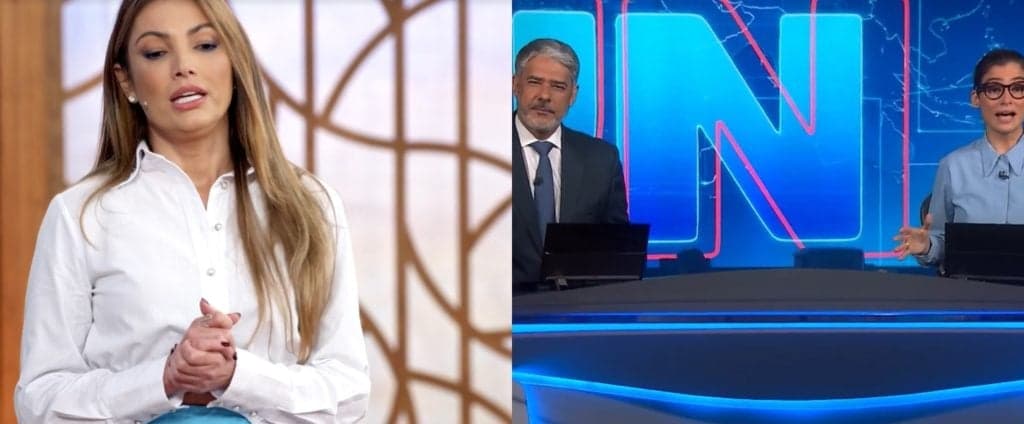Patrícia Poeta faz no Encontro o que Bonner e Renata engoliram no Jornal Nacional: "Infelizmente"