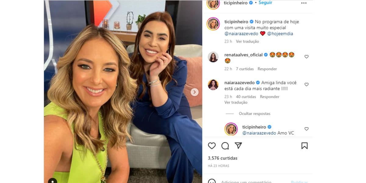 Ticiane Pinheiro e Naiara Azevedo Ticiane Pinheiro e Naiara Azevedo