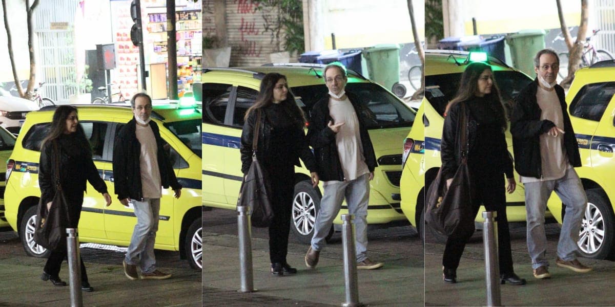 Letícia Sabatella e Daniel Dantas flagrados nas ruas do Rio de Janeiro em rara aparição (Reprodução: Montagem TV Foco) Letícia Sabatella e Daniel Dantas flagrados nas ruas do Rio de Janeiro em rara aparição (Reprodução: Montagem TV Foco)