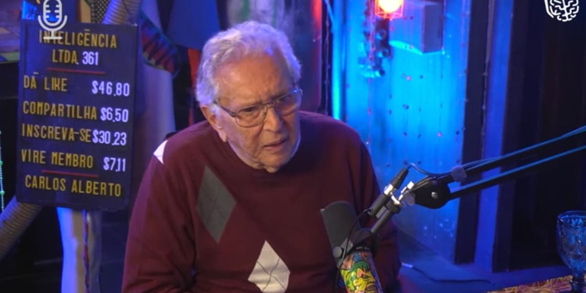 Carlos Alberto foi convidado do podcast 'Inteligência LTDA.' (Reprodução: Youtube) Carlos Alberto foi convidado do podcast 'Inteligência LTDA.' (Reprodução: Youtube)