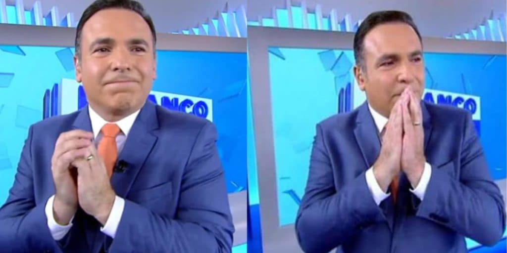Reinaldo Gottino cai no choro ao anunciar morte na Record e não se contém: "Meu Deus do céu"