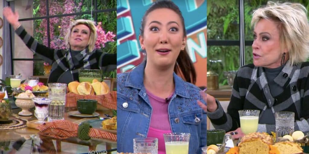 "Gente, a carapuça pra quem quiser", brinca Ana Maria ao vivo