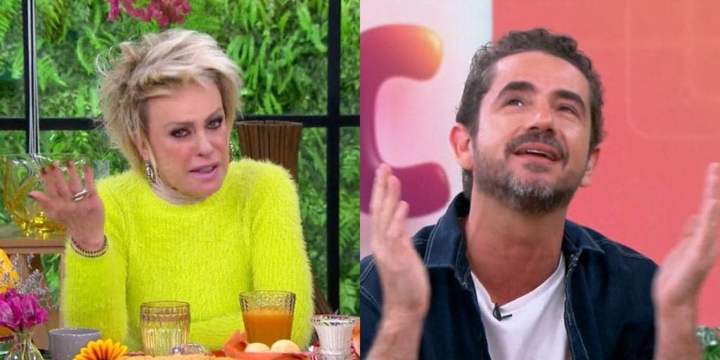 Ana Maria coloca Felipe Andreoli na parede, o deixa perdido e ele se constrange: "Estou até suando aqui"