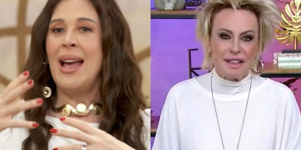 Cláudia Raia confessa que dormiu na cama de Ana Maria e fala sobre situação no camarim da apresentadora
