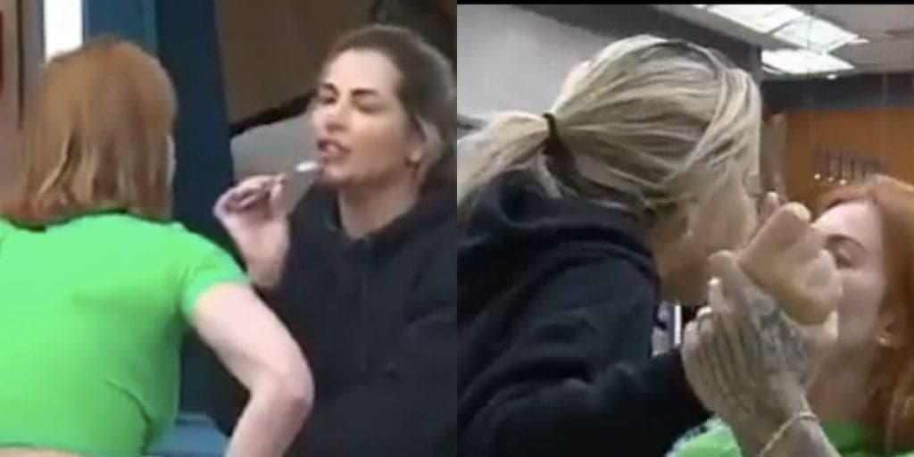 Fazenda 14: Deolane parte pra cima de Deborah, Thomaz Costa segura loira e treta explode: "Vagabunda"
