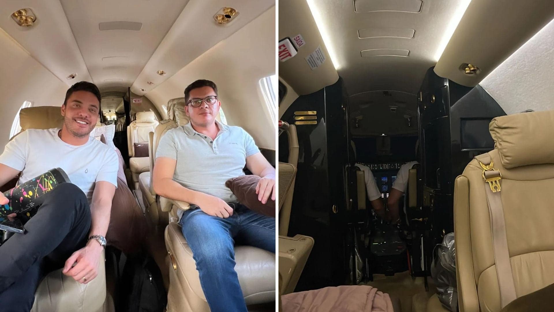 Wesley Safadão tem luxuoso jatinho particular (Foto: Reprodução/Instagram) Wesley Safadão tem luxuoso jatinho particular (Foto: Reprodução/Instagram)