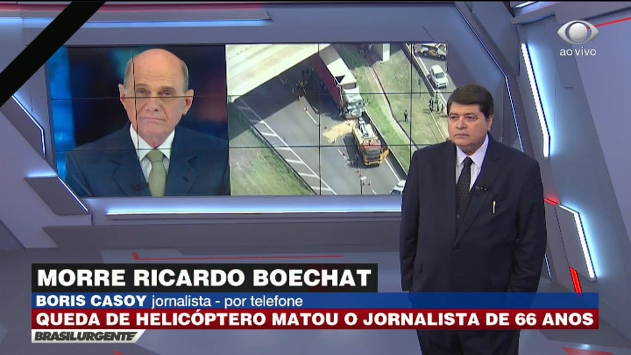 Datena lamenta a morte de Ricardo Boeachat (Foto: Reprodução) Datena lamenta a morte de Ricardo Boeachat (Foto: Reprodução)