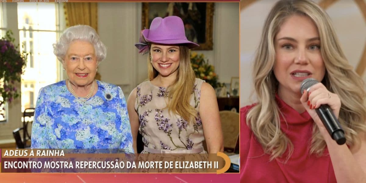 Juliana Baroni fala sobre encontro com Rainha Elizabeth II (Reprodução) Juliana Baroni fala sobre encontro com Rainha Elizabeth II (Reprodução)