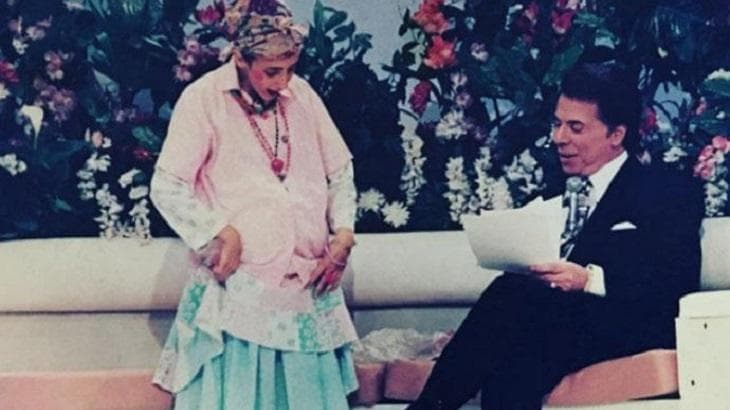 Gorete Milagres como Filó e Silvio Santos (Foto: Reprodução) Gorete Milagres como Filó e Silvio Santos (Foto: Reprodução)