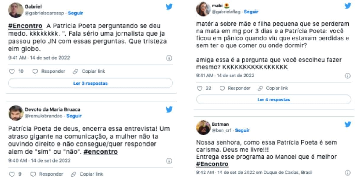 De acordo com público, apresentadora foi insensível com entrevistada De acordo com público, apresentadora foi insensível com entrevistada