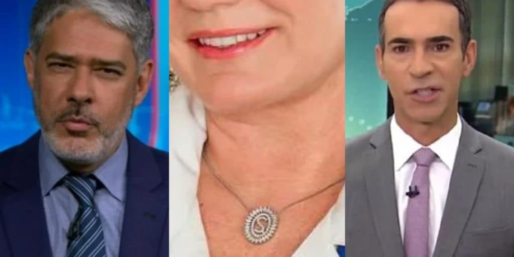 Bonner abre JN com anúncio - ex global é impedida de ir no enterro do marido - Tralli já casou com âncora