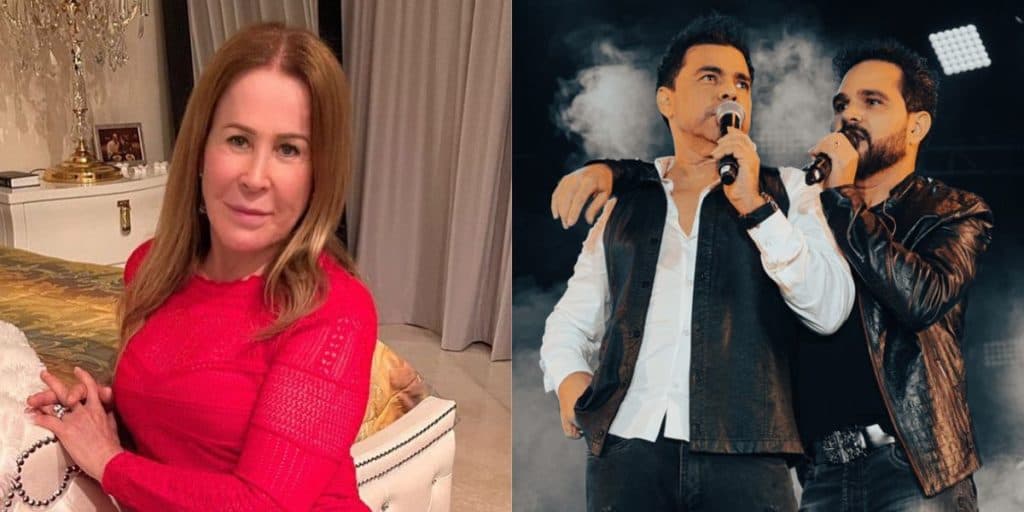 Zilu surpreende e publica imagem ao lado de Luciano Camargo, irmão de Zezé