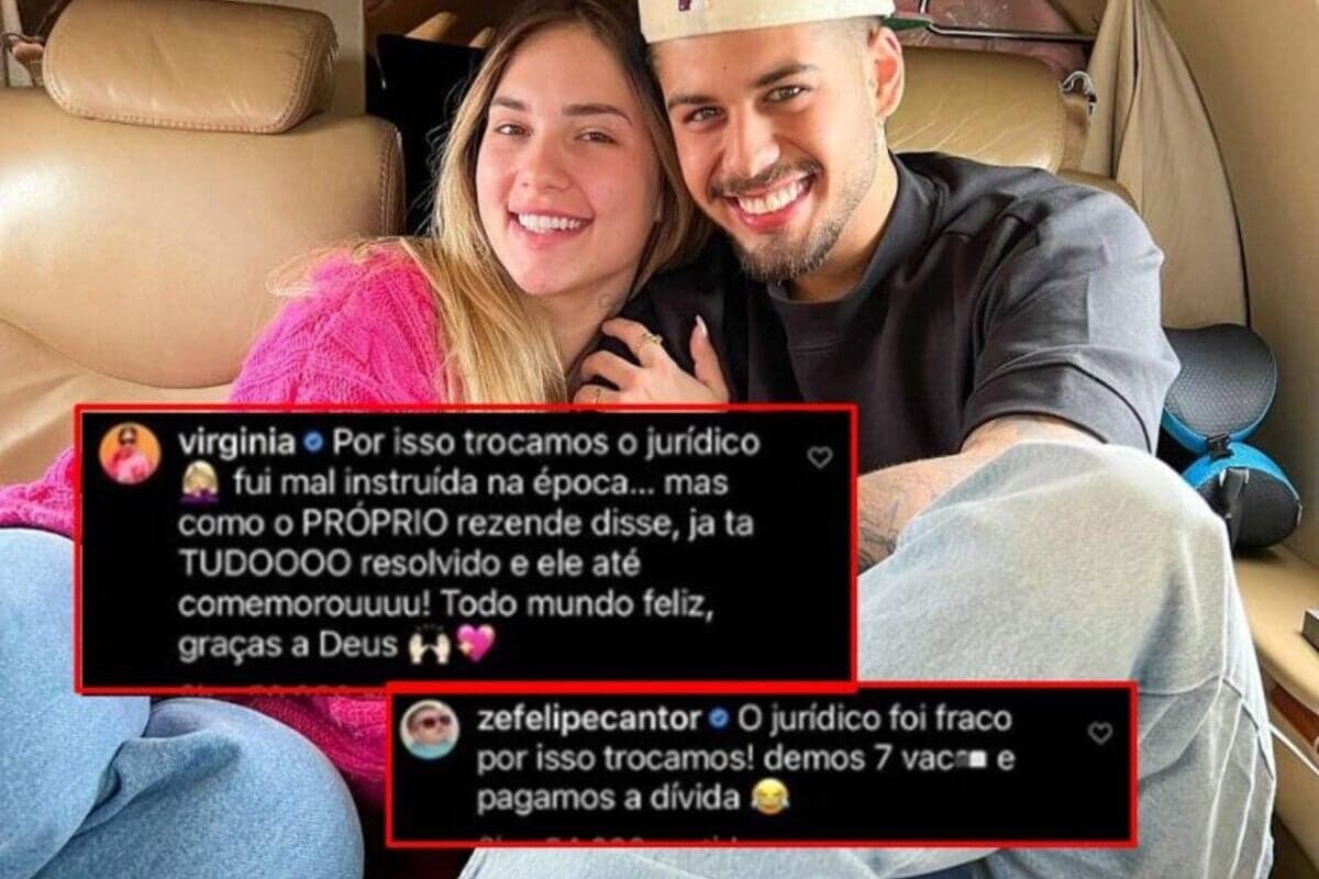 Declarações que o casal fez nas redes sociais, na época do desfecho judicial (Foto Reprodução/Internet) Declarações que o casal fez nas redes sociais, na época do desfecho judicial (Foto Reprodução/Internet)