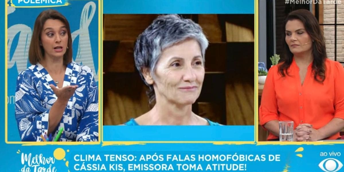 Catia Fonseca critica Cássia Kis no Melhor da Tarde Catia Fonseca critica Cássia Kis no Melhor da Tarde