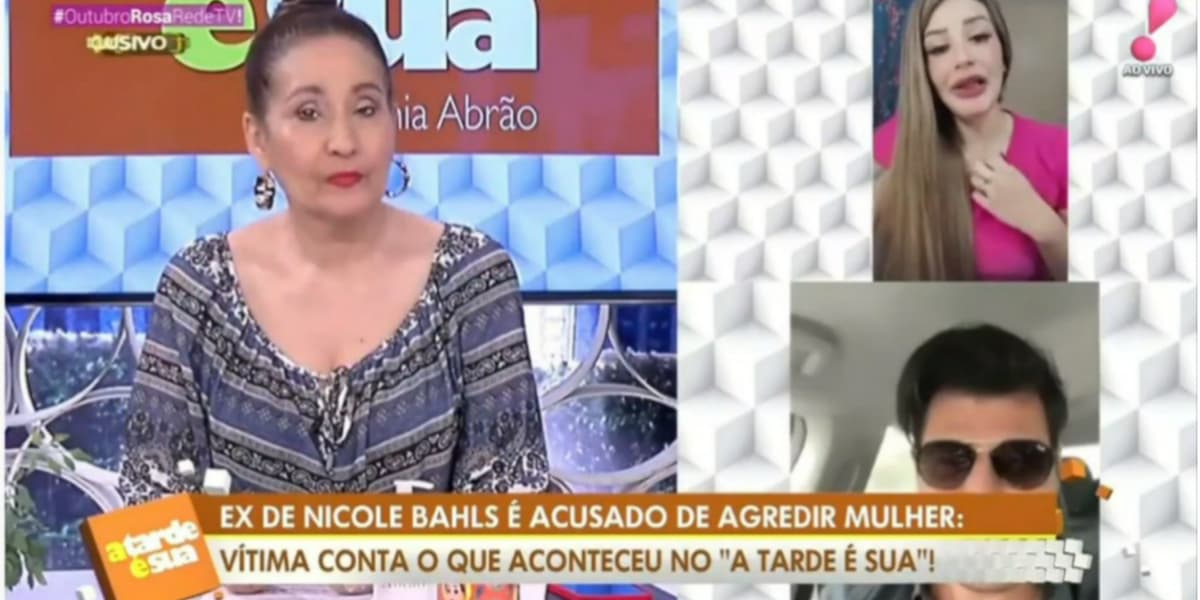 Programa de Sonia Abrão falou com suposta vítima de Marcelo Bimbi (Foto: Reprodução/RedeTV!) Programa de Sonia Abrão falou com suposta vítima de Marcelo Bimbi (Foto: Reprodução/RedeTV!)