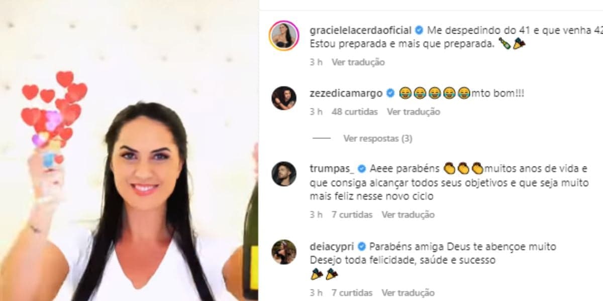 Graciele Lacerda, noiva de Zezé, celebra despedida: “Estou preparada” Graciele Lacerda, noiva de Zezé, celebra despedida: “Estou preparada”