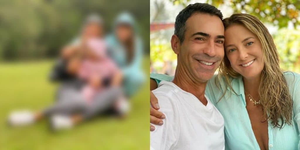 Ticiane Pinheiro divulga fotos raras com Rafinha e Manuella e prova que ela e Tralli têm a família mais linda