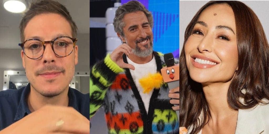 Marcos Mion mostra momento em camarim com Sabrina Sato e Porchat: "Não vou conseguir deixar de fazer"