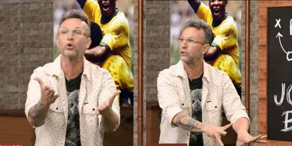 Neto bate-boca com comentarista dos Donos da Bola e explode: "Você está fazendo hora extra"