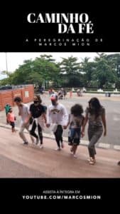 Chegada de Mion em Aparecida após a peregrinação Chegada de Mion em Aparecida após a peregrinação